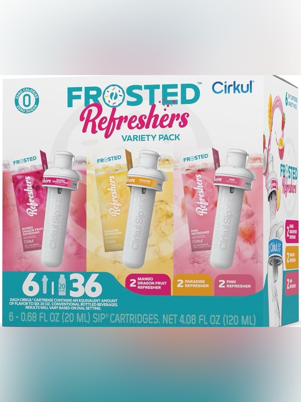 Cirkul Refreshers Variety Pack of 6 - NIB